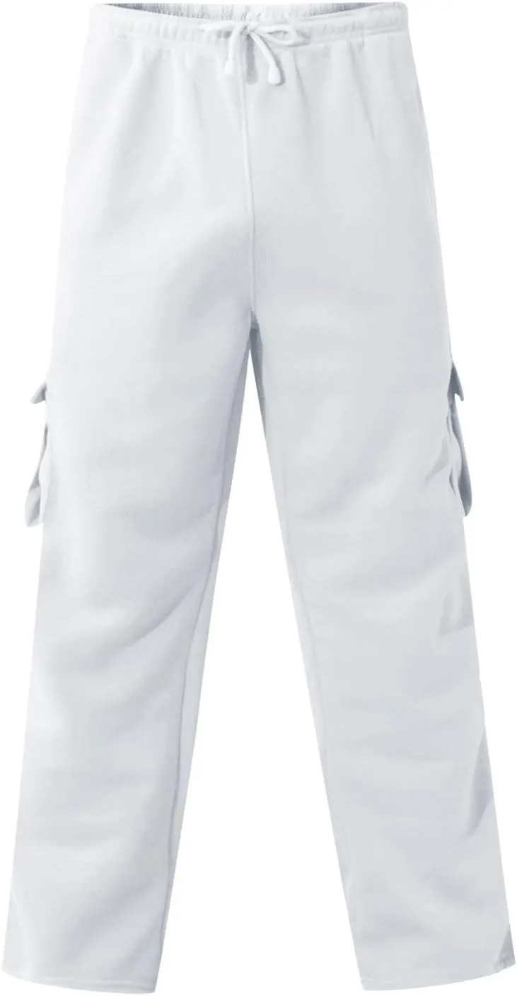 Ymosrh Mens Pants Relaxed Fit Overalls Drawstring Multi Pocket Casual Pants Hiking Cotton Twill Combat Pants Stretch